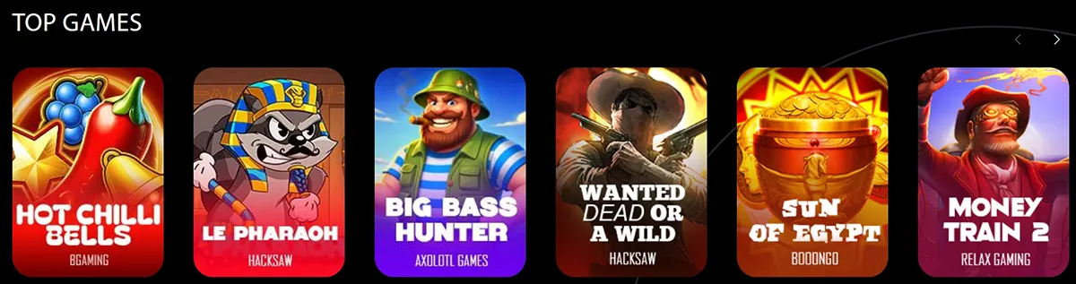 Popular slots at Goldenbet Casino